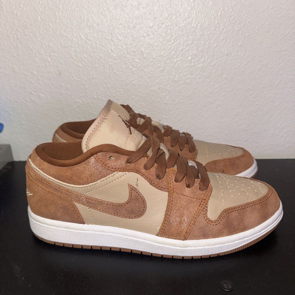 Nike Women’s Air Jordan 1 Low Legend Md Brown Legend Coffee FJ3453-200 Size 8.5